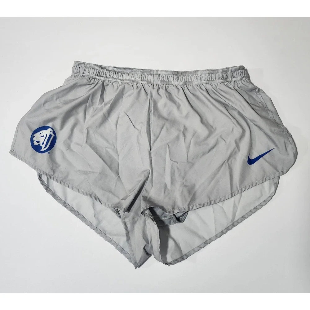 Nike Penn State Nittany Lions Womens Running Shorts Gray Large NCAA Athletic